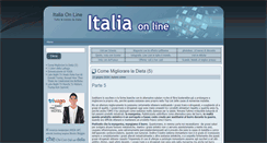 Desktop Screenshot of italiaon-line.com